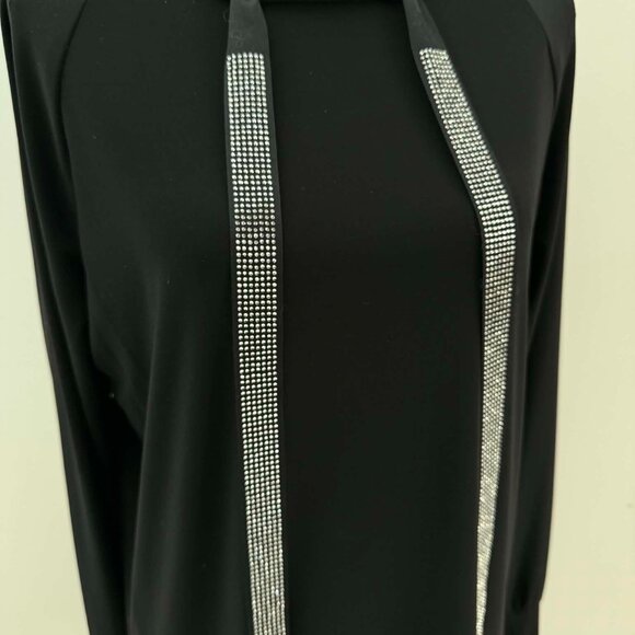 Joseph Ribkoff Bling Tunic | Embellished Detail | Style 214232 | Size 12 - Picture 9 of 10